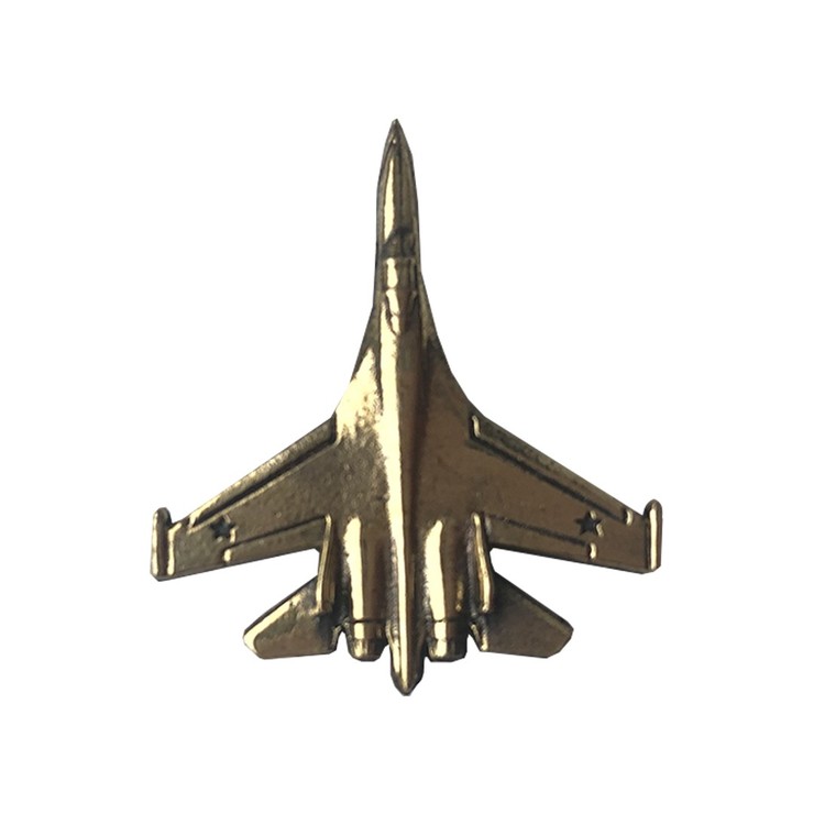 Значок Су-35С металл вид сверху