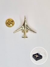 Значок Ту-160 позолота